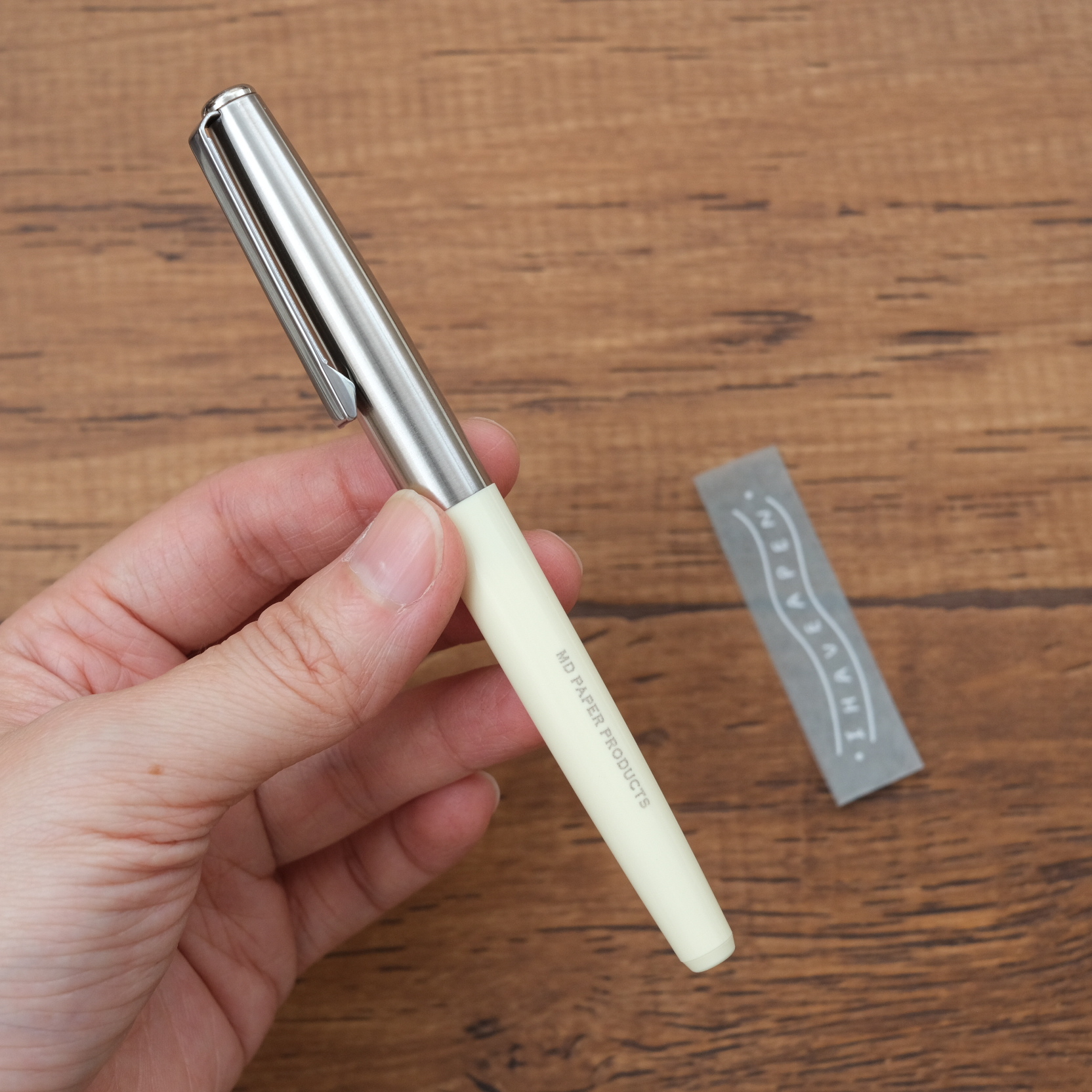 MD鋼筆 奶油白 (M尖中字)｜MIDORI 日本