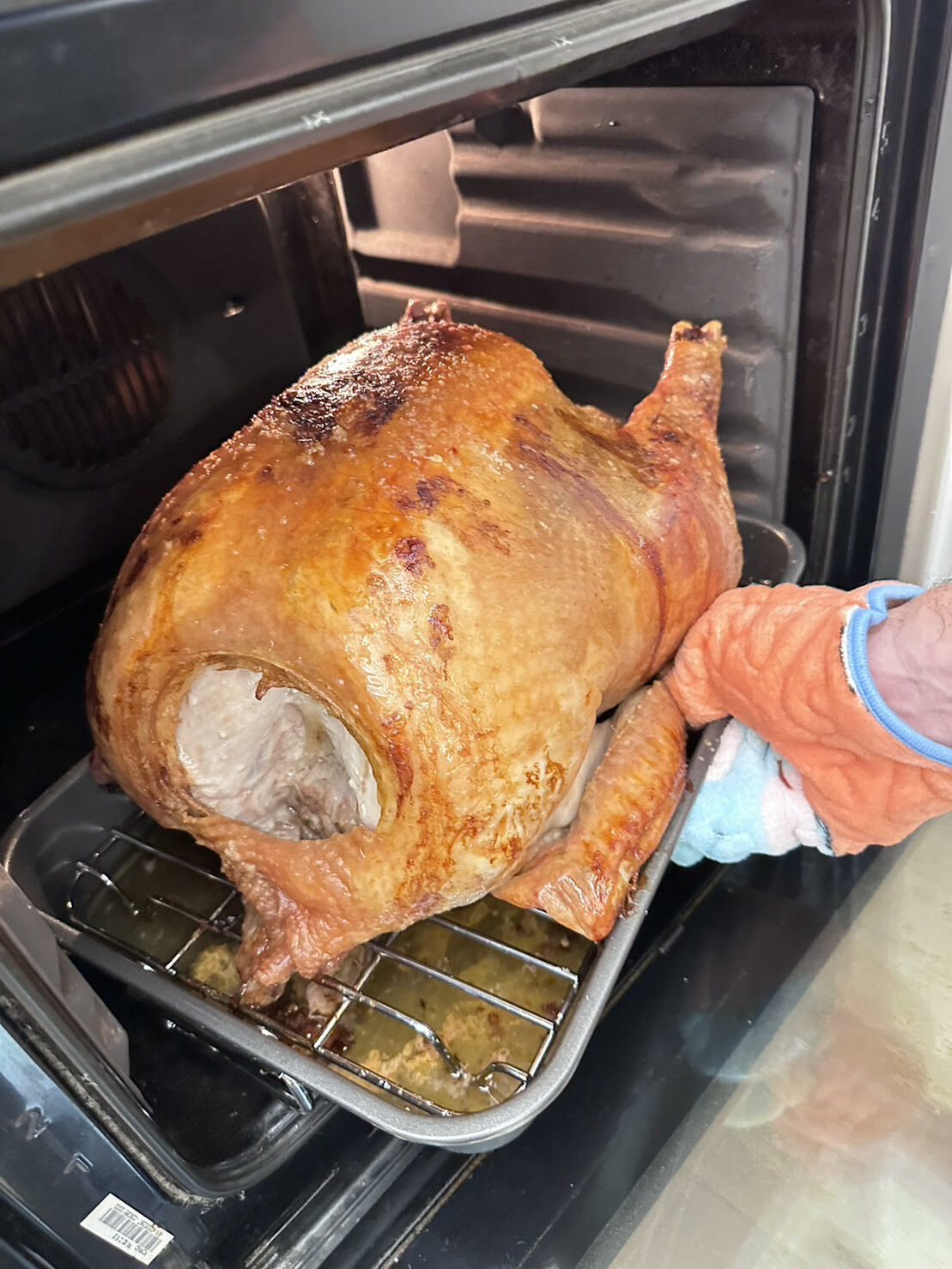 客戶分享烤火雞_趕食髦火雞