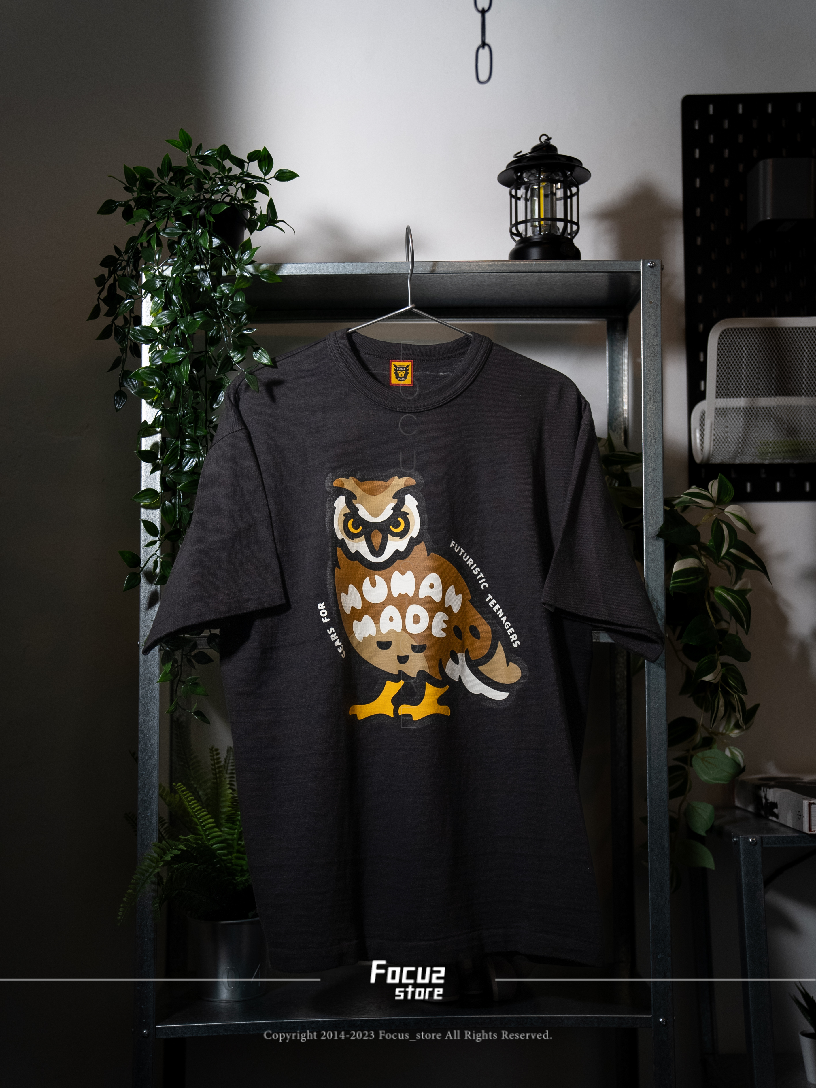 【Focus Store】現貨秒發 Human made SS23 Grapic Owl Tee "Black" 黑色 貓頭鷹圖案 HM25TE005