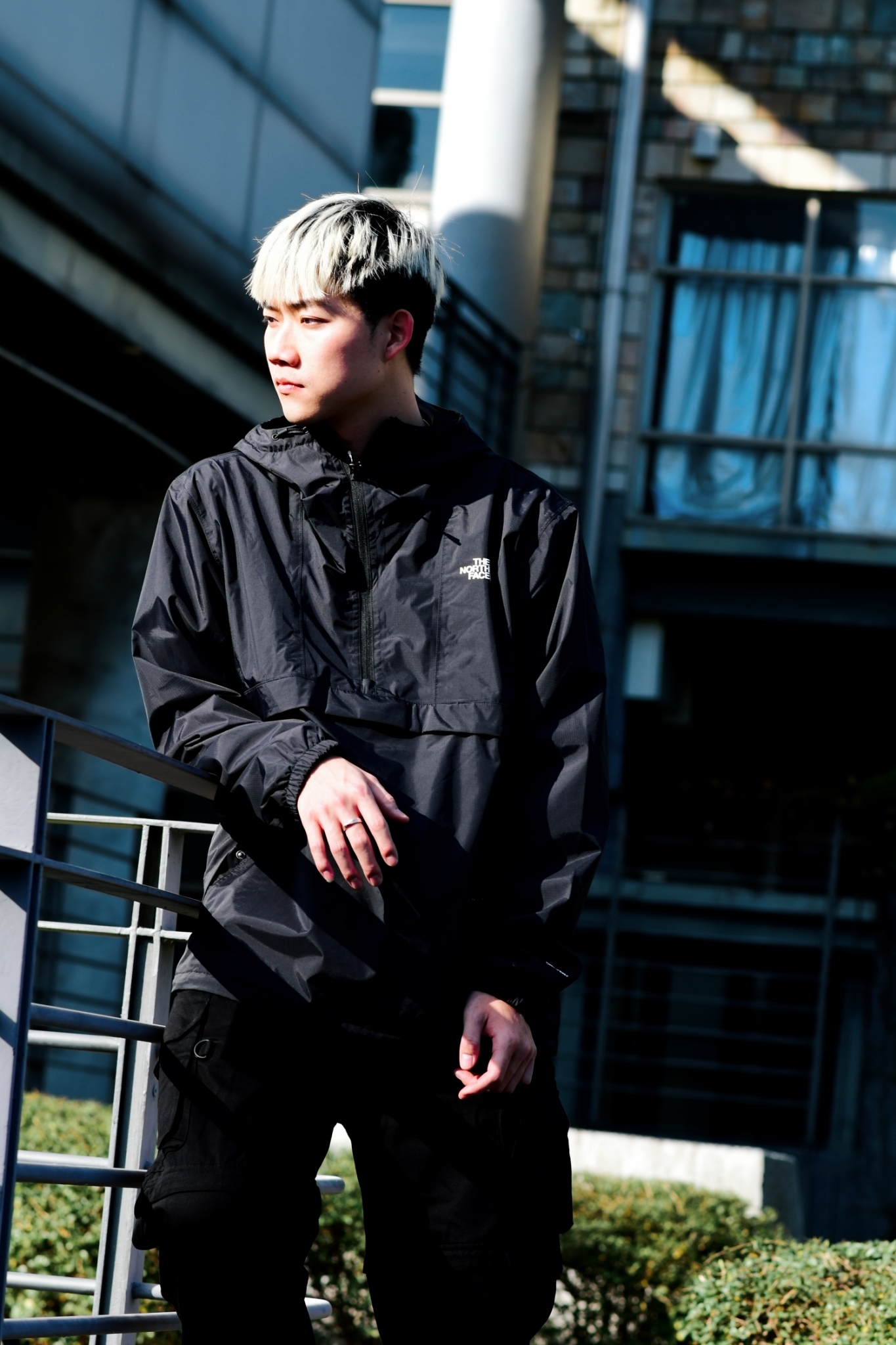 ☆ETW☆【EASY TO WEAR】The North Face m antora anorak  衝鋒衣 黑 防風 防水