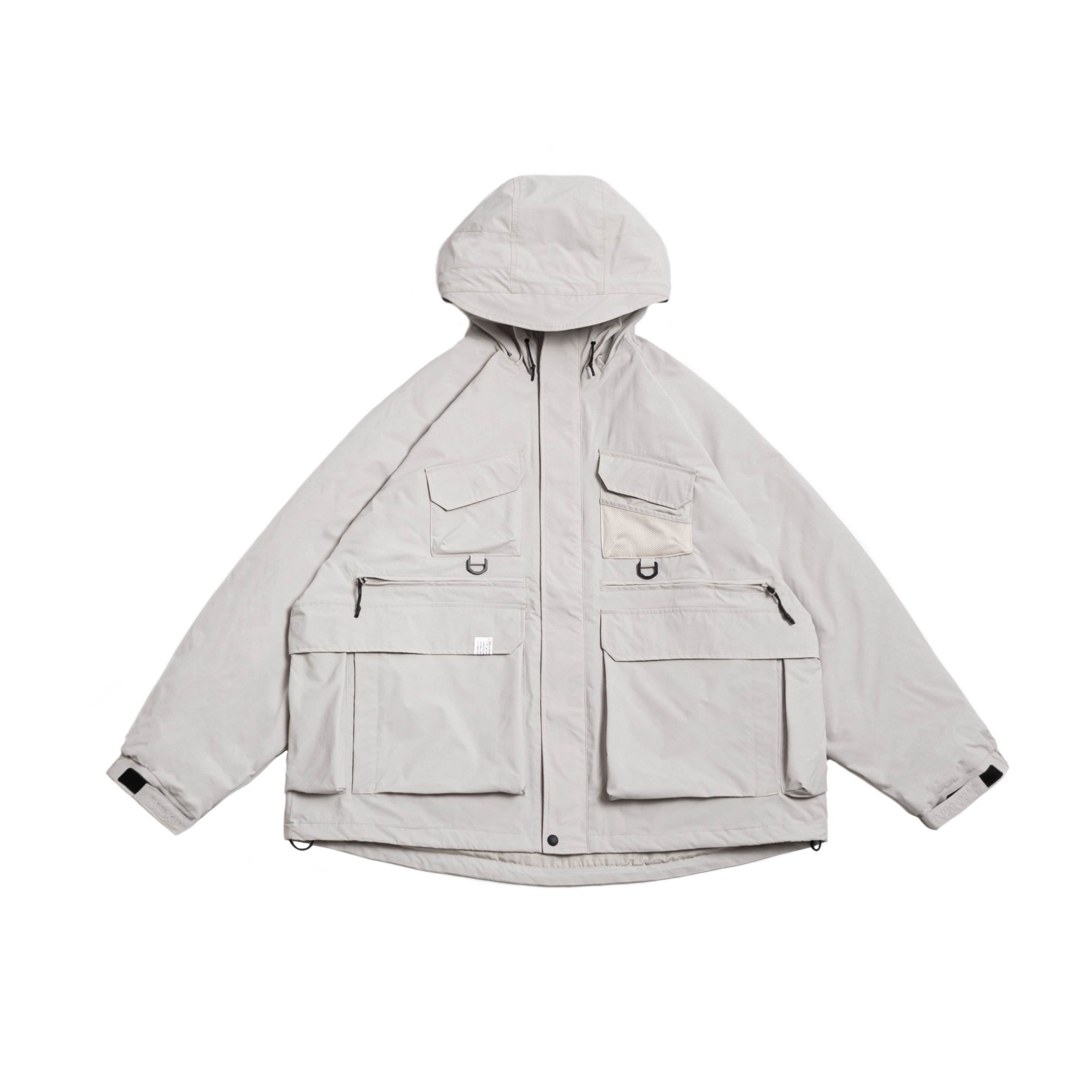 Persevere multifunctional hooded padded jacket - Off-wh