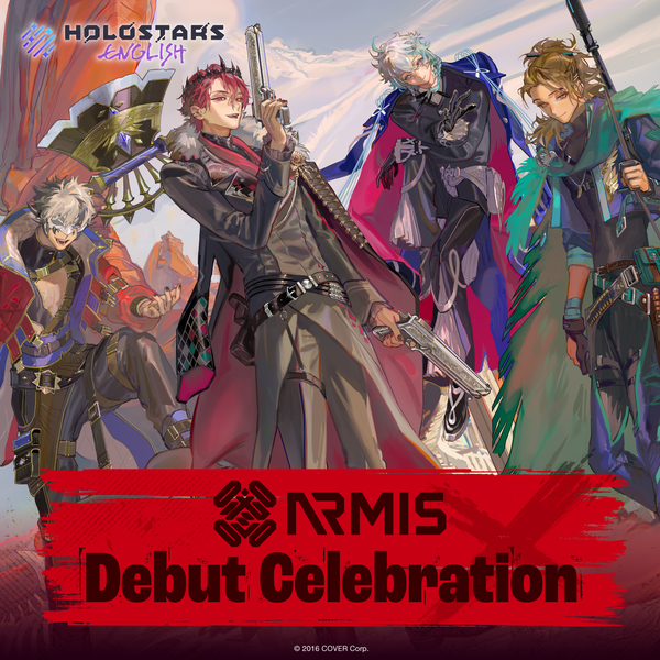 「官方代購」HOLOSTARS English -ARMIS- Debut Celebration 出道紀念周邊
