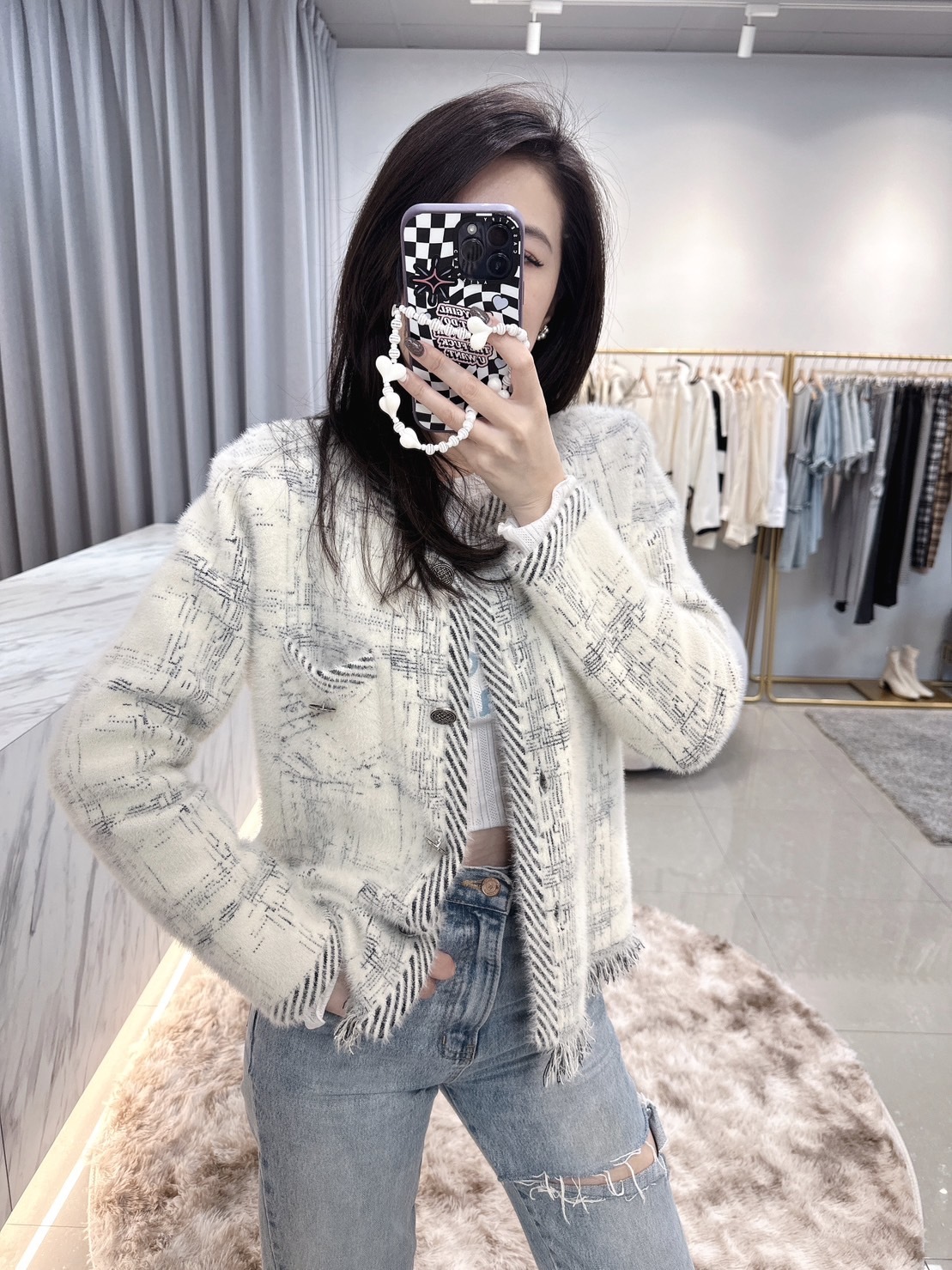 正韓氣質毛絨外套