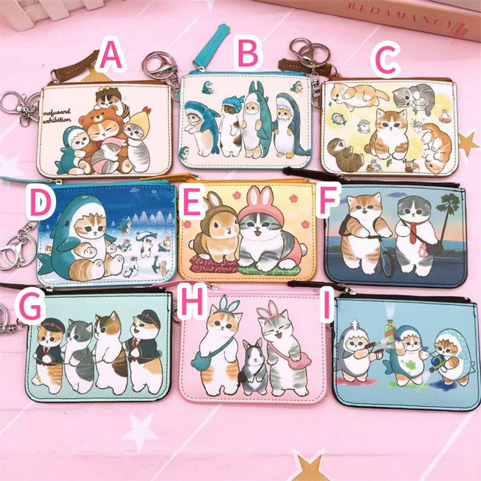 🟡2023新款可愛貓咪卡套零錢包🟡