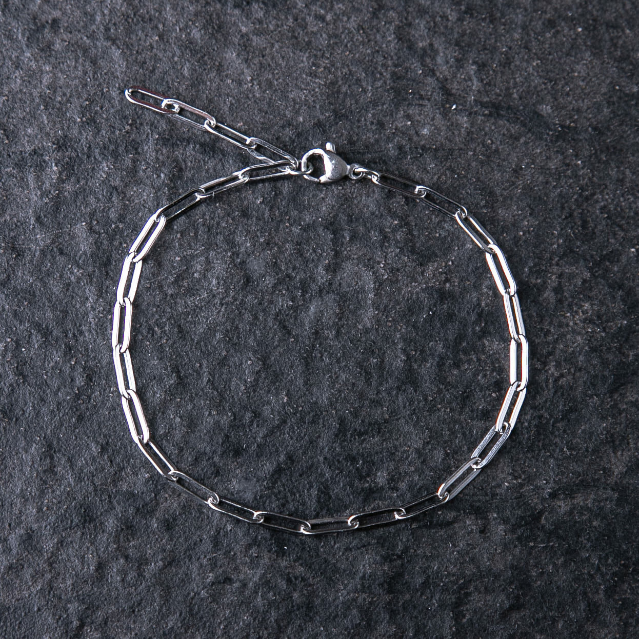 3mm長方形鏈條手鍊