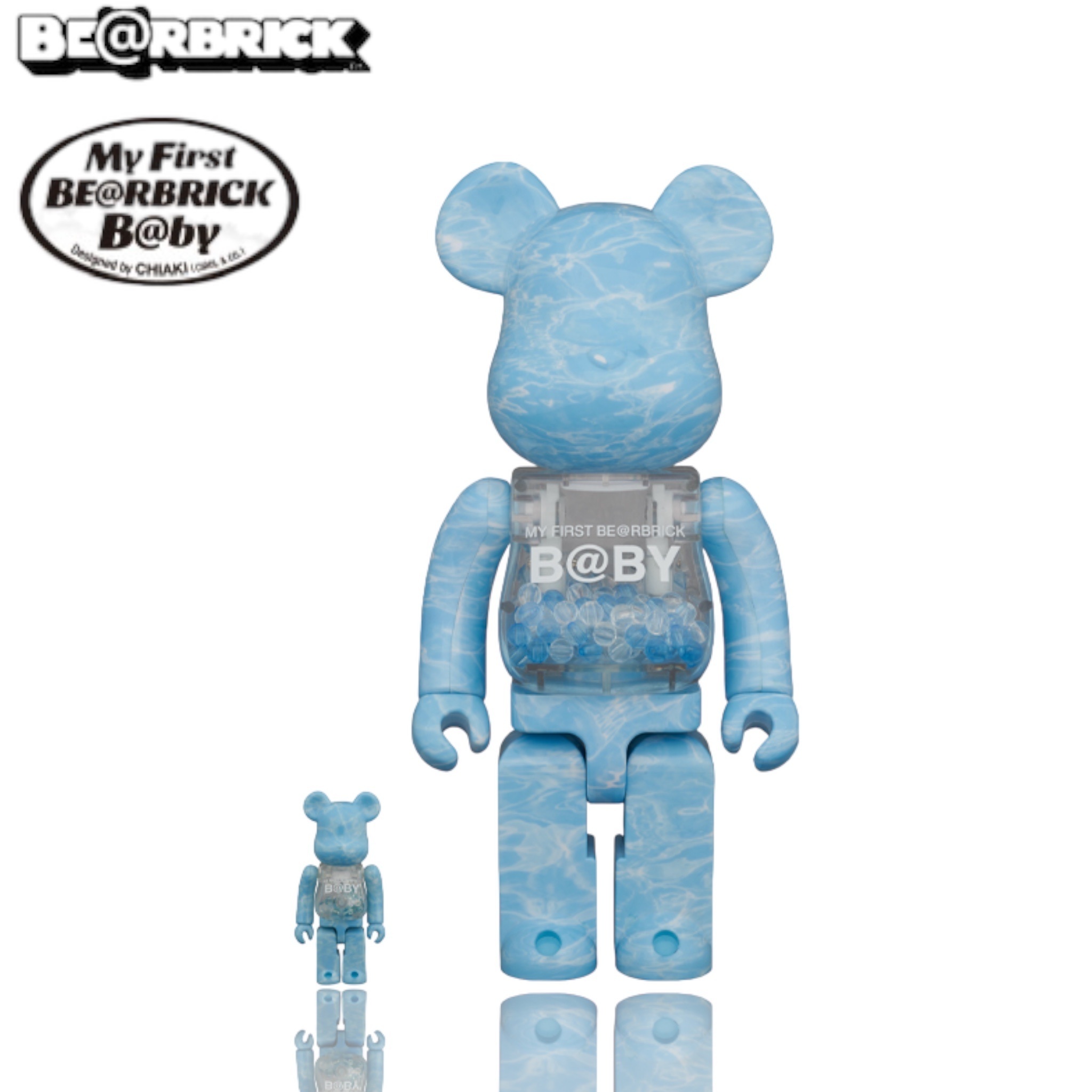 BE@RBRICK BABY WATER CREST Ver.100％ & 400％