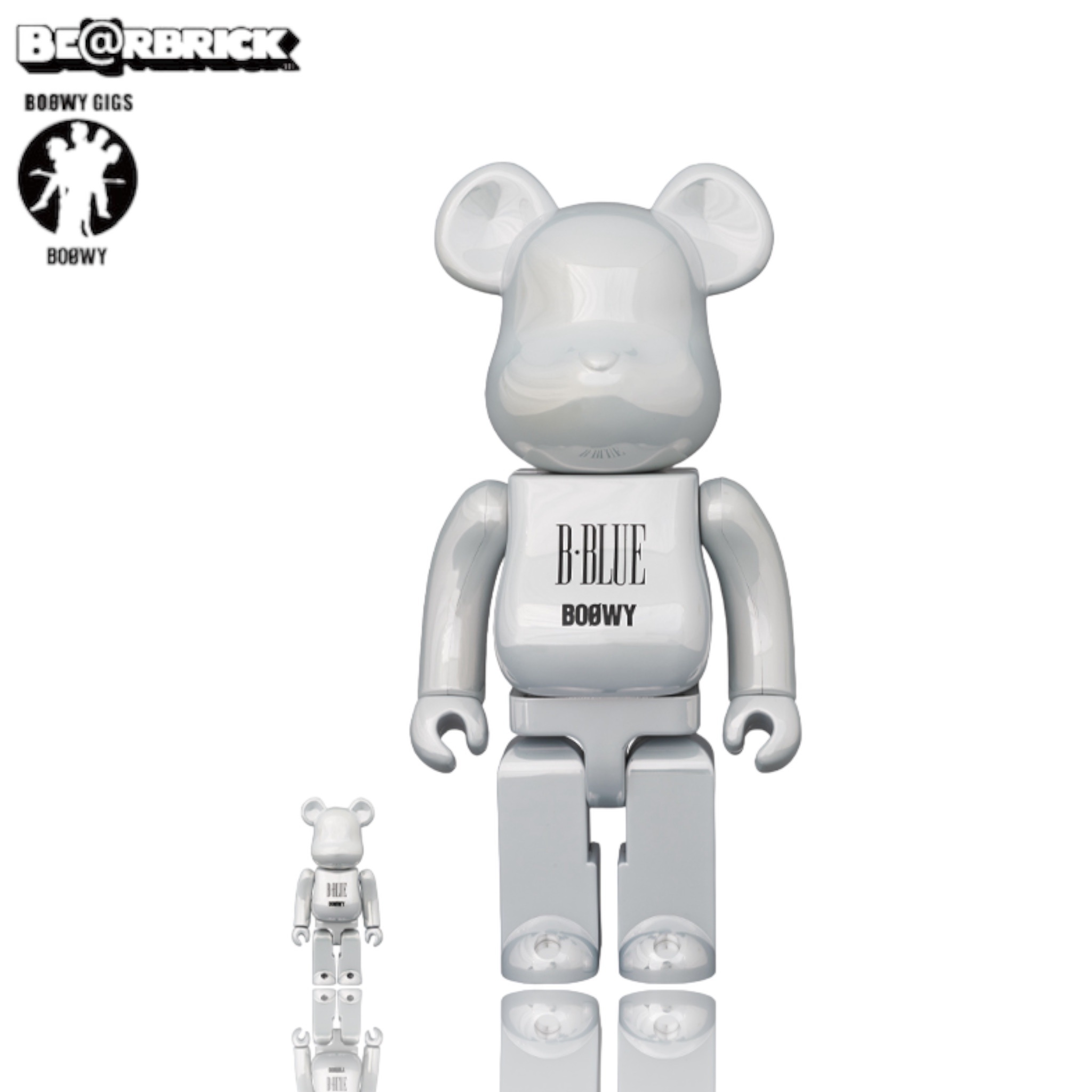 BE@RBRICK BOOWY “B・BLUE” 100％ & 400％ BEARBRICK BOOWY “B・BLUE” 400%+100%