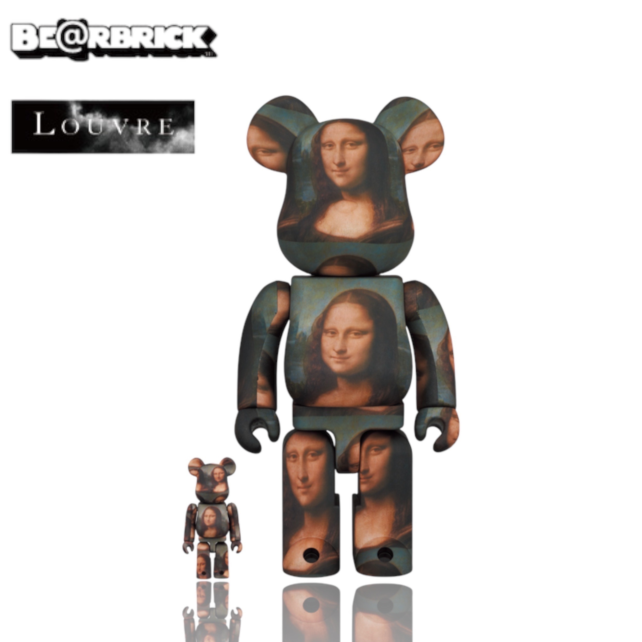 BE@RBRICK LEONARD DE VINCI Mona Lisa 100％ & 400％