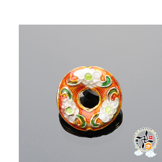 富貴花平安扣(琺瑯)【十方】135877