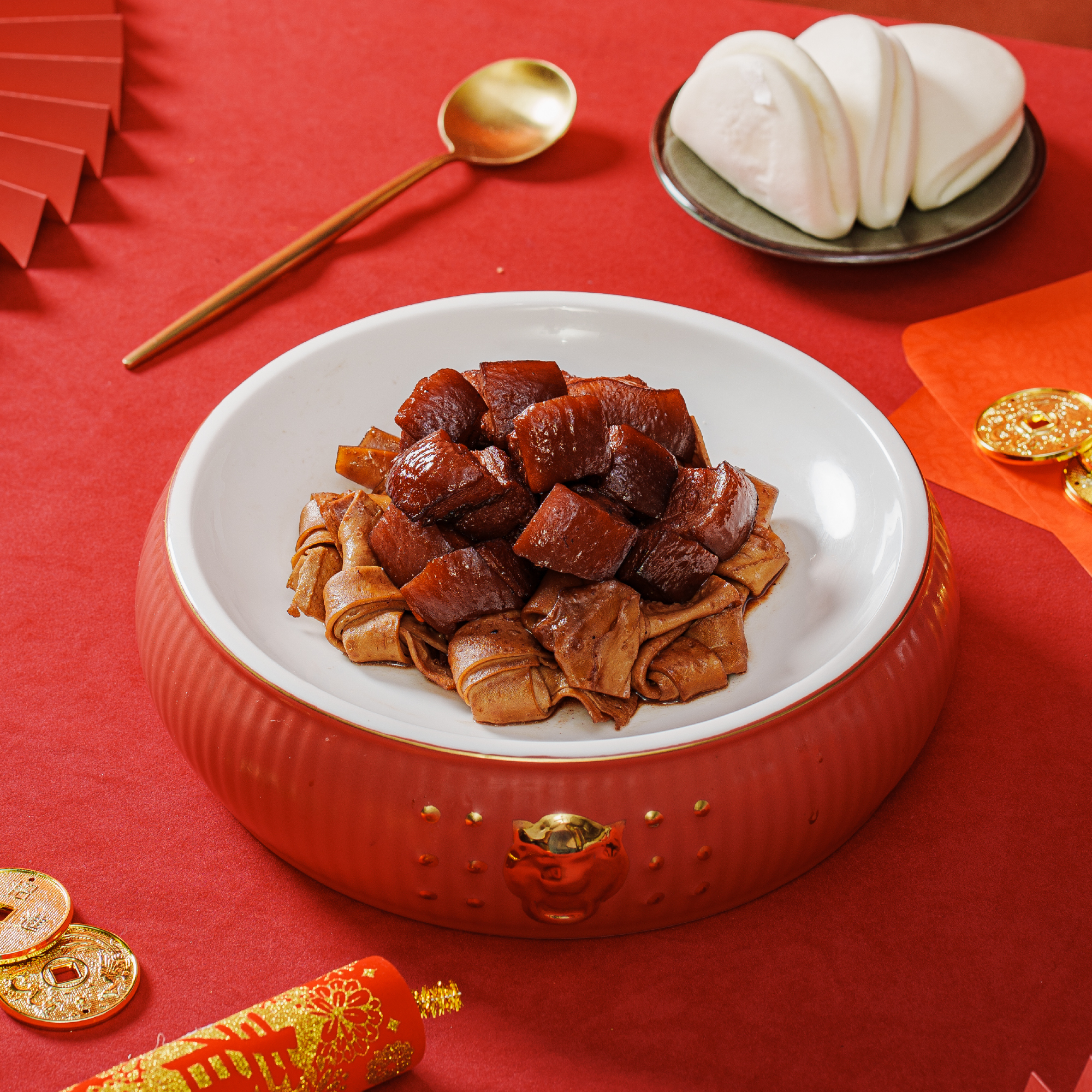 十得私廚｜富貴紅燒肉  (附6入刈包)