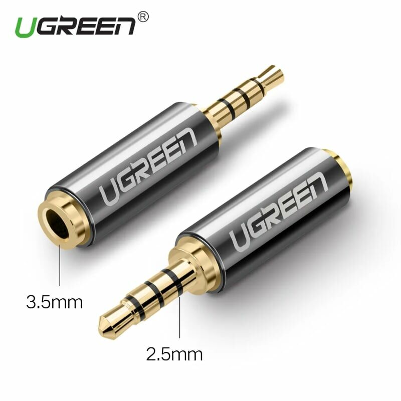 UGREEN - 20502 3.5mm接口轉換2.5mm耳機/音箱使用