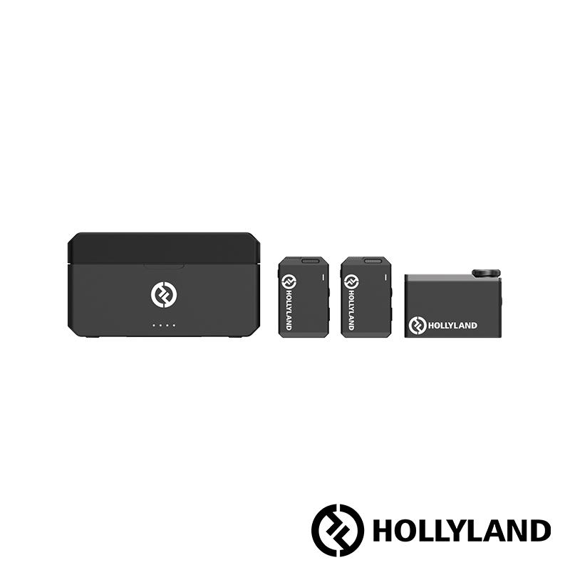 HOLLYLAND LARK MAX DUO 一對二無線麥克風-黑｜AMMO DEPOT.彈藥庫