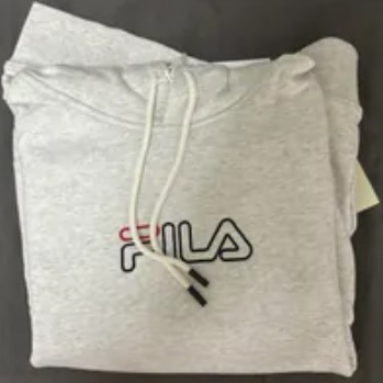 [S] FILA UNI F BOX VARIANT GRAPHIC HOODIE,SLUB MELANGE, FS2POE3109X-SGE (SFL378)