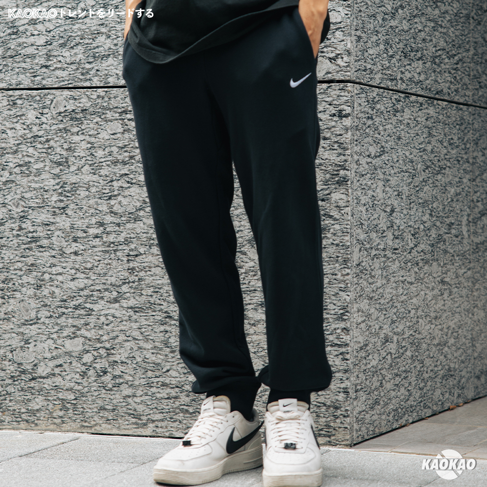 『現貨』Nike 褲子 NSW Pants 男款 黑 彈性 抽繩 經典 長褲 棉褲 休閒 小勾【528717-010】