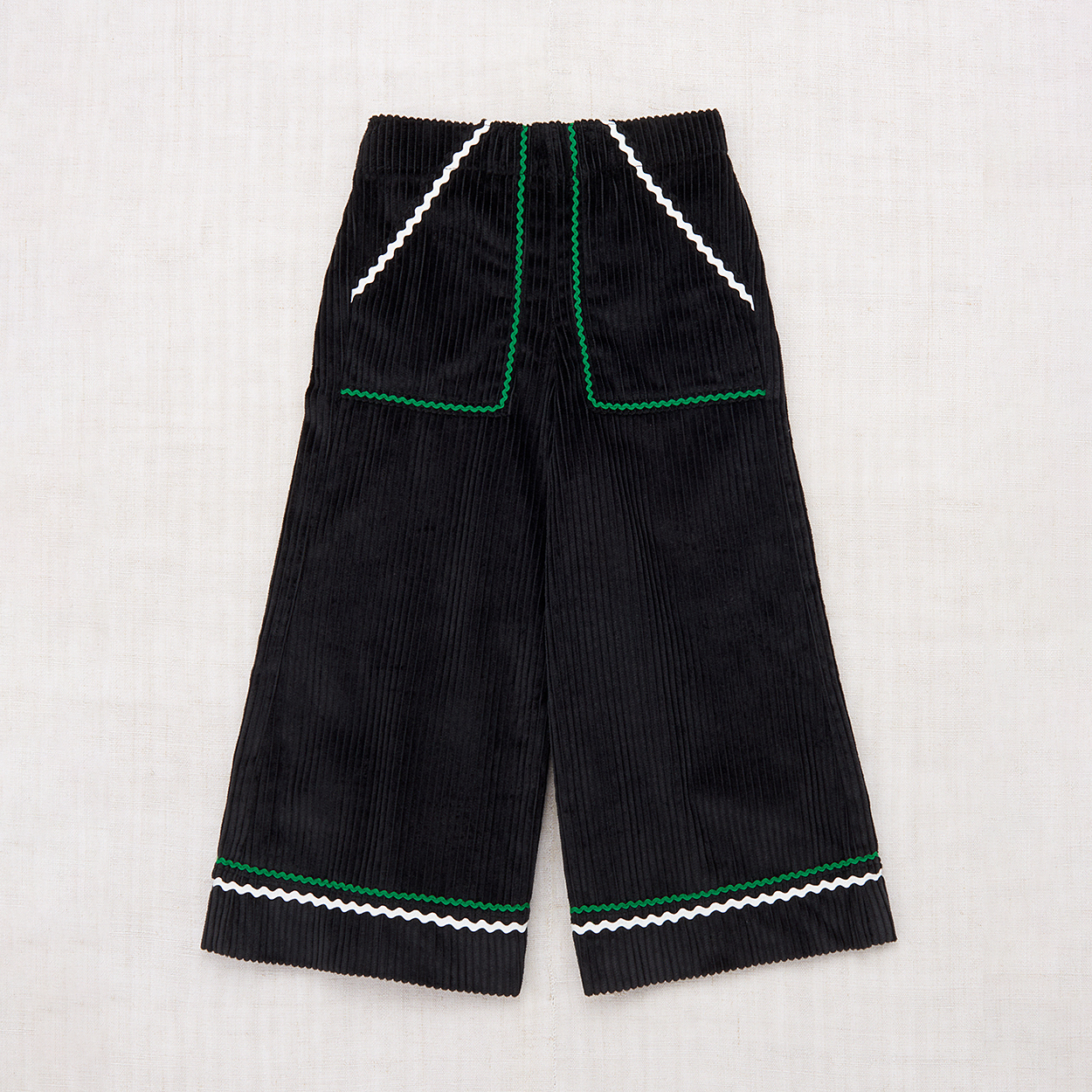 Misha & Puff - Rickrack Chore Pants - Licorice