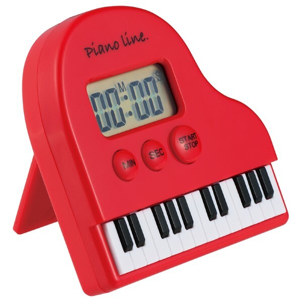 【音樂小物】鋼琴造型計時器（紅）