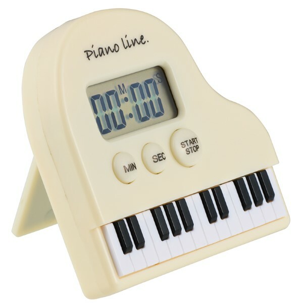 【音樂小物】鋼琴造型計時器（白）