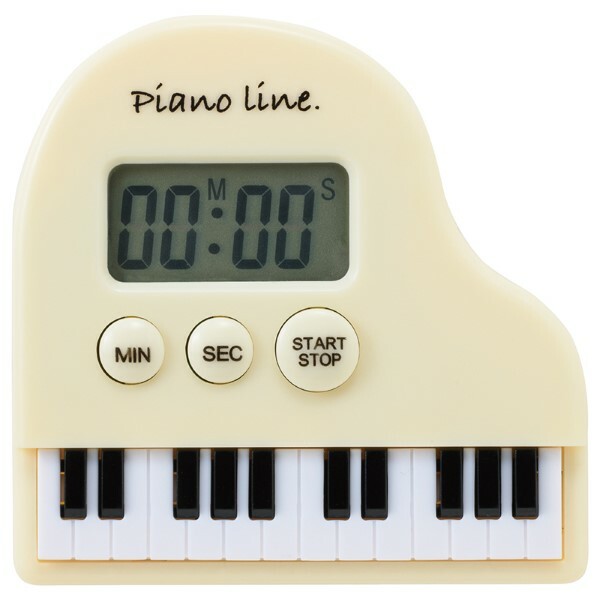【音樂小物】鋼琴造型計時器（白）