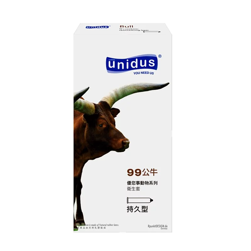 unidus優您事 動物系列保險套-99公牛