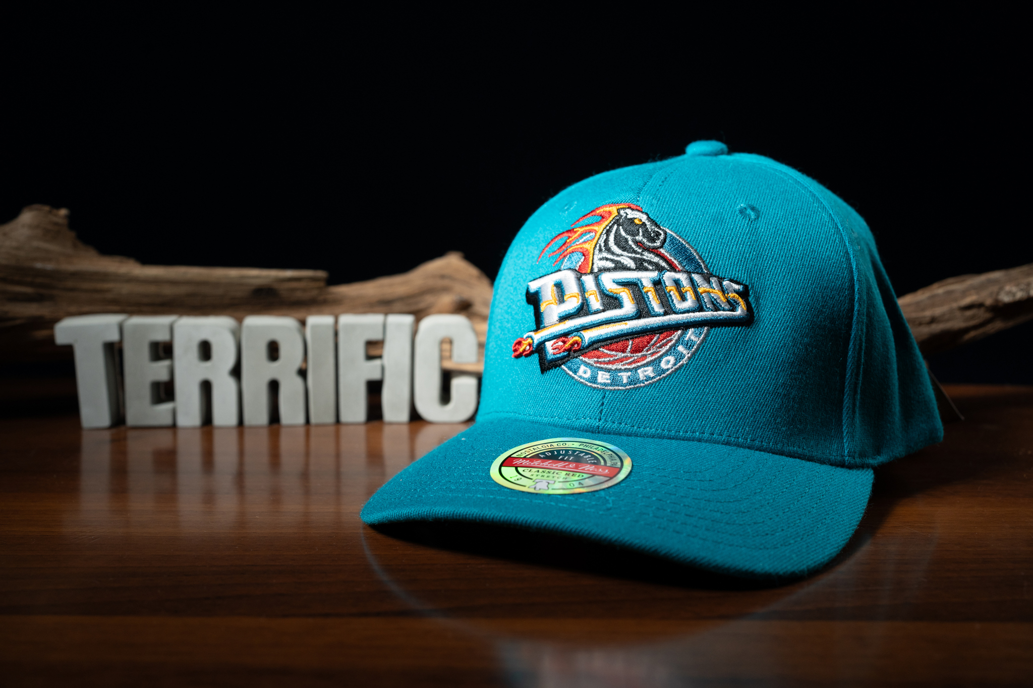 NBA帽子 Detroit Pistons 底特律活塞 綠馬頭 電繡隊徽 老帽 M&N 可調式 全新