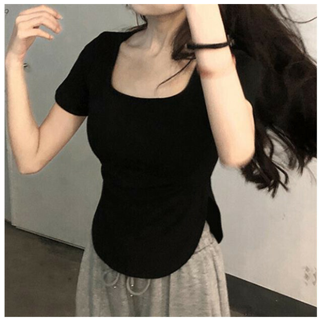 slim fit short t-shirt