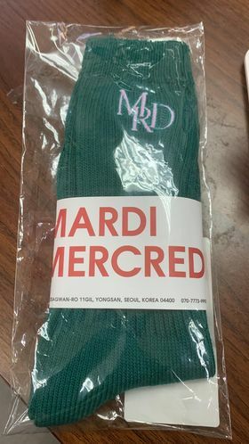 MARDI MERCRED MRD LOGO SOCKS (ME988)