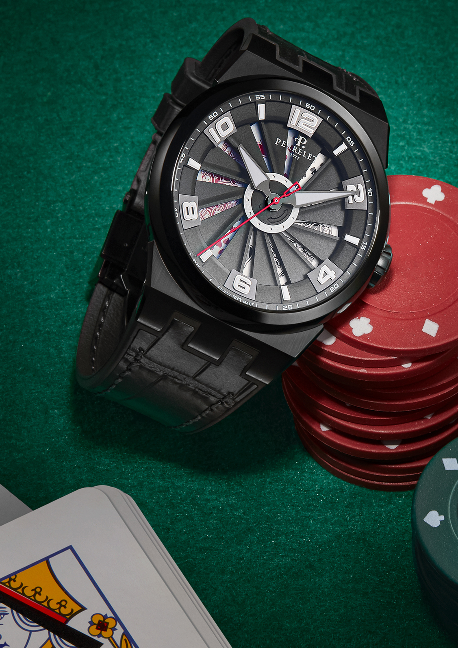 Perrelet 沛力錶 TURBINE LIMITED POKER｜A4063/S3