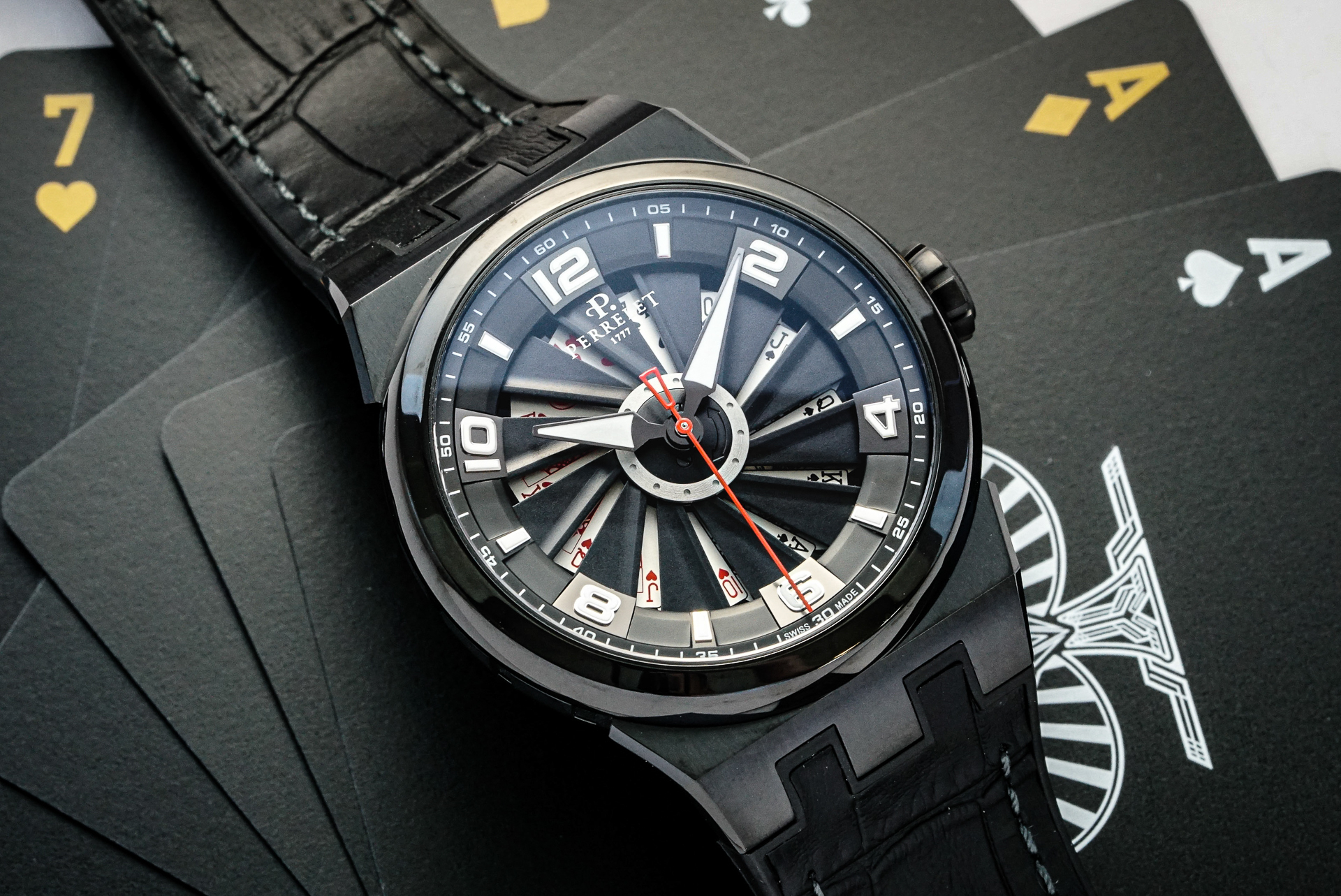 Perrelet 沛力錶 TURBINE LIMITED POKER｜A4063/S3