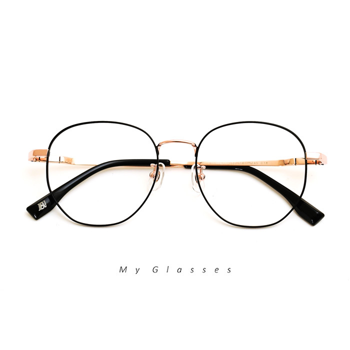 C362鈦金屬方圓形眼鏡