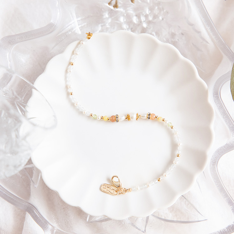 《官網限定》白色約定 – 珍珠 – 手鍊