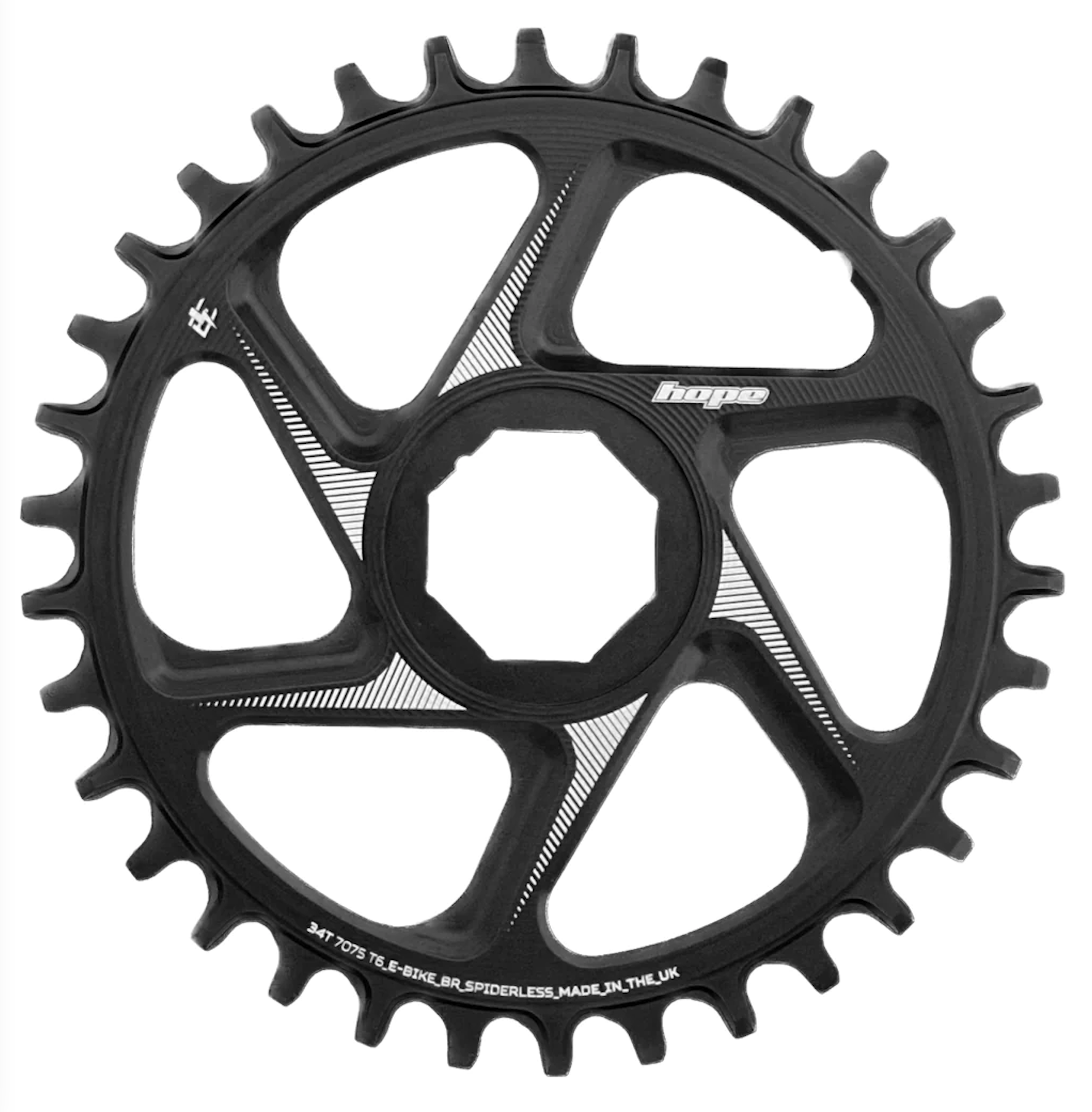 Hope R22 Spiderless Retainer E-Bike EBIKE Chainring Ring - Shimano