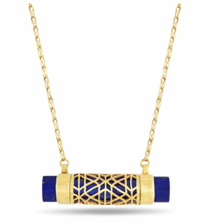 伊斯蘭金工｜shaba bar 青金石墜鍊｜阿富汗