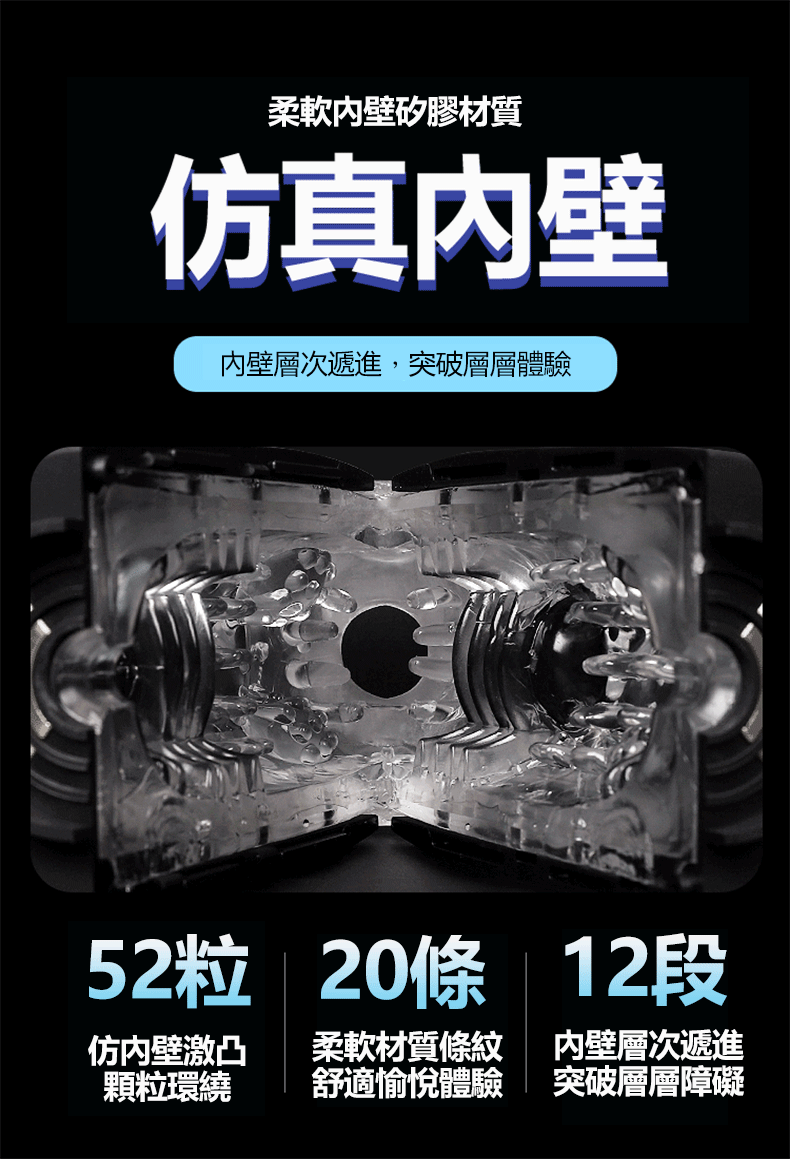 360º電動飛機杯｜超強吸力＋震動＋擠壓飛機杯｜可打開清洗｜電動飛機杯