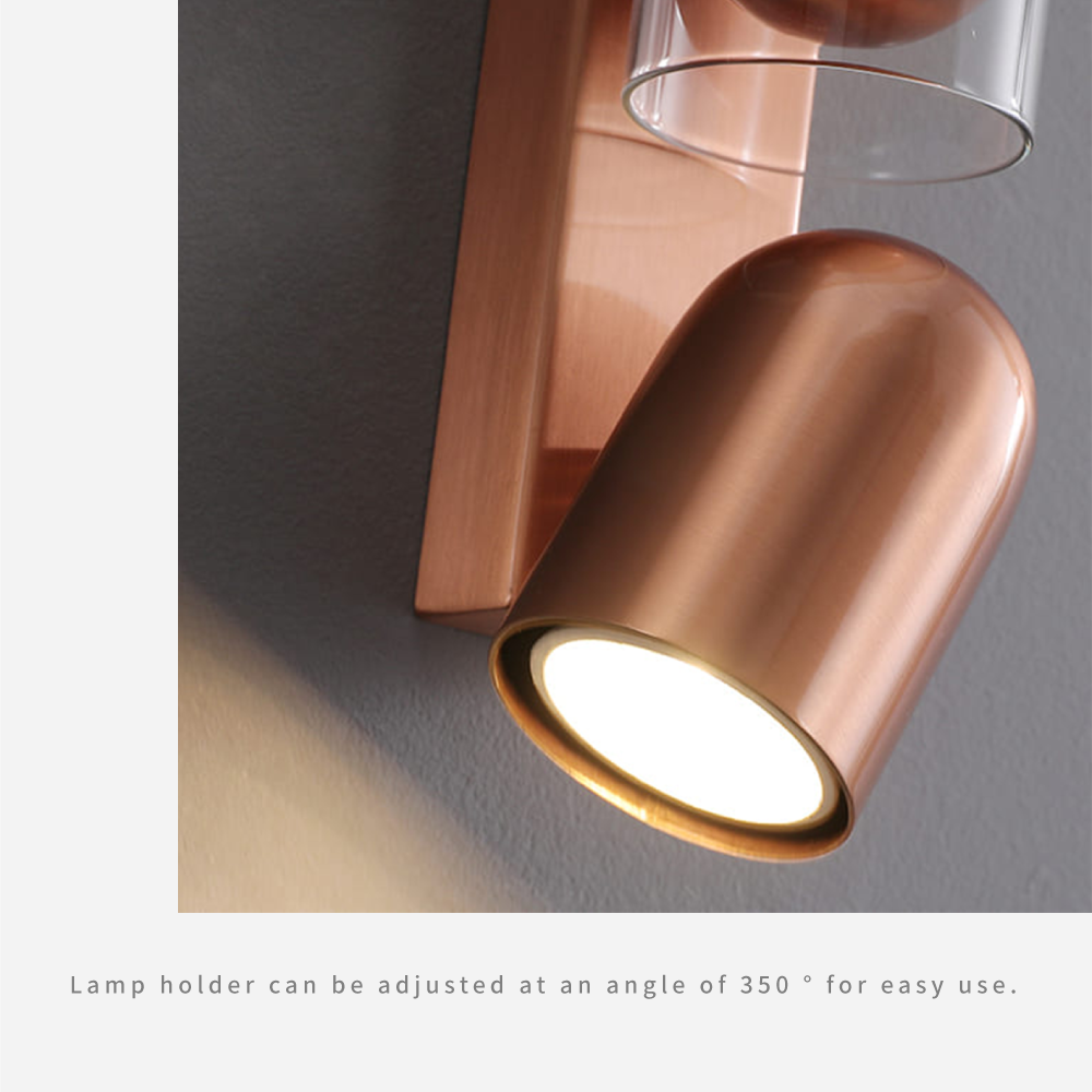 好萩家居|Moderm壁燈,玻璃與金屬材質的交互搭配,展露出特殊的未來時尚風格。