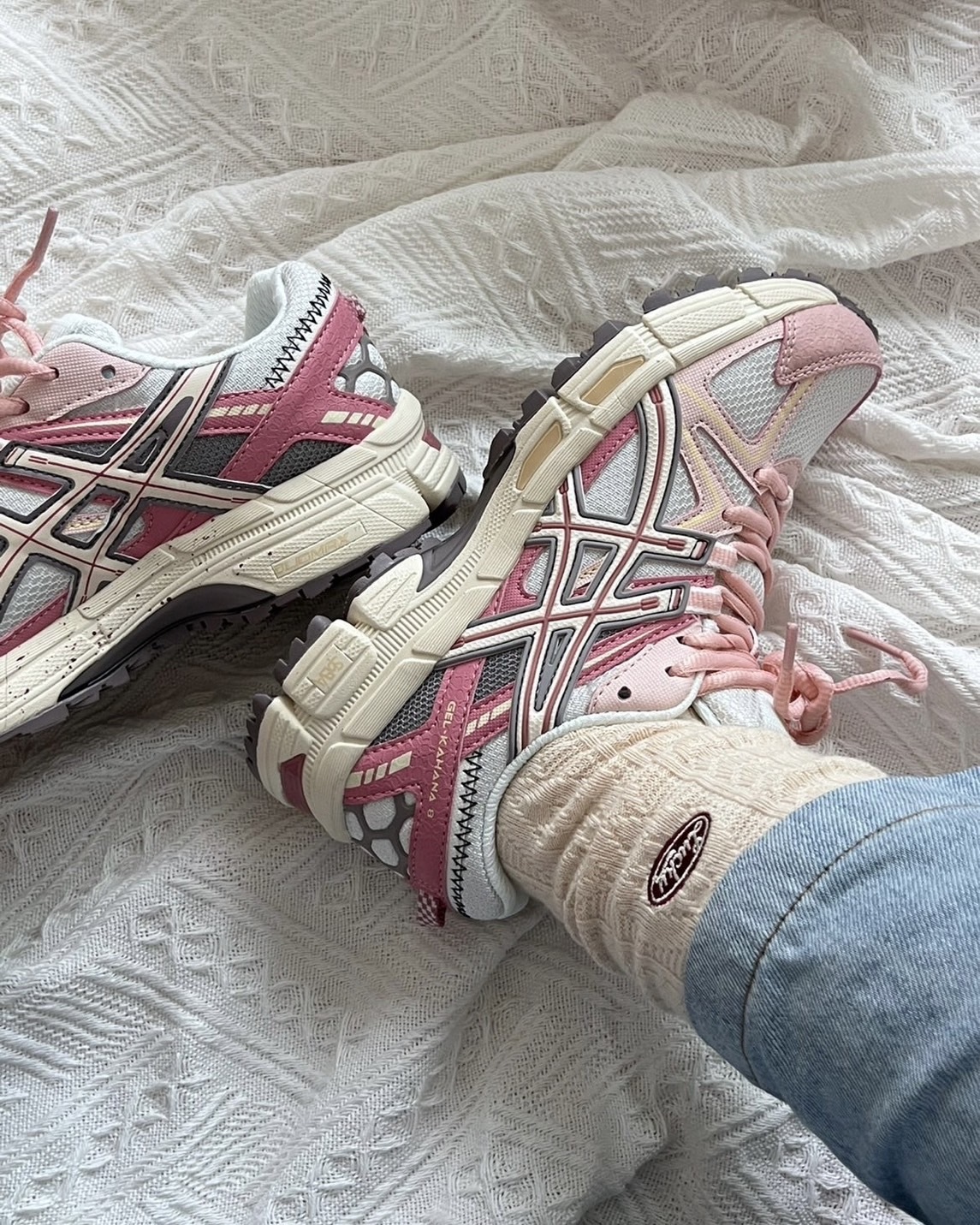 【限時預購48HR】ASICS KAHANA 8 蜜桃米灰 1012A978103