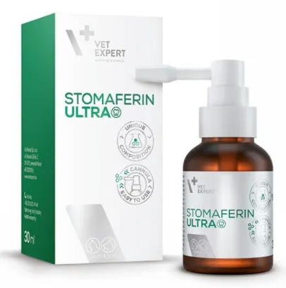 VET EXPERT StomaFerin Ultra 30ml - Preparation for oral mucous membranes (7 Bottles)