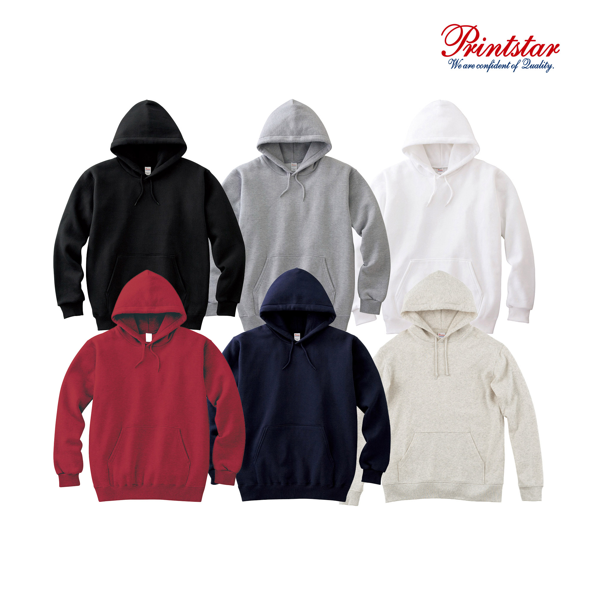 日本 Printstar 8.4oz 216 MLH 全棉連帽Ｔ恤