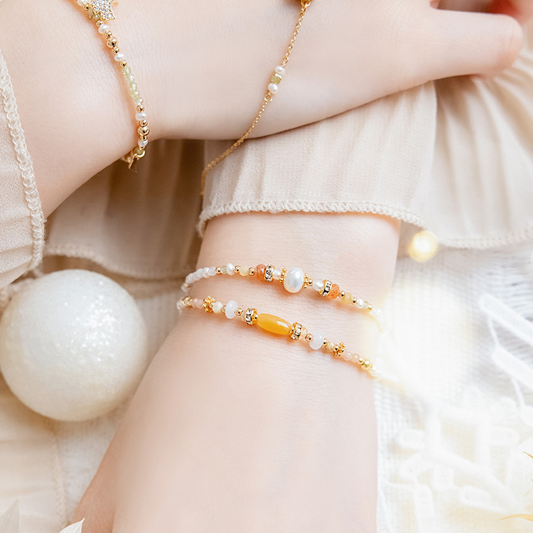 《官網限定》白色約定 – 珍珠 – 手鍊