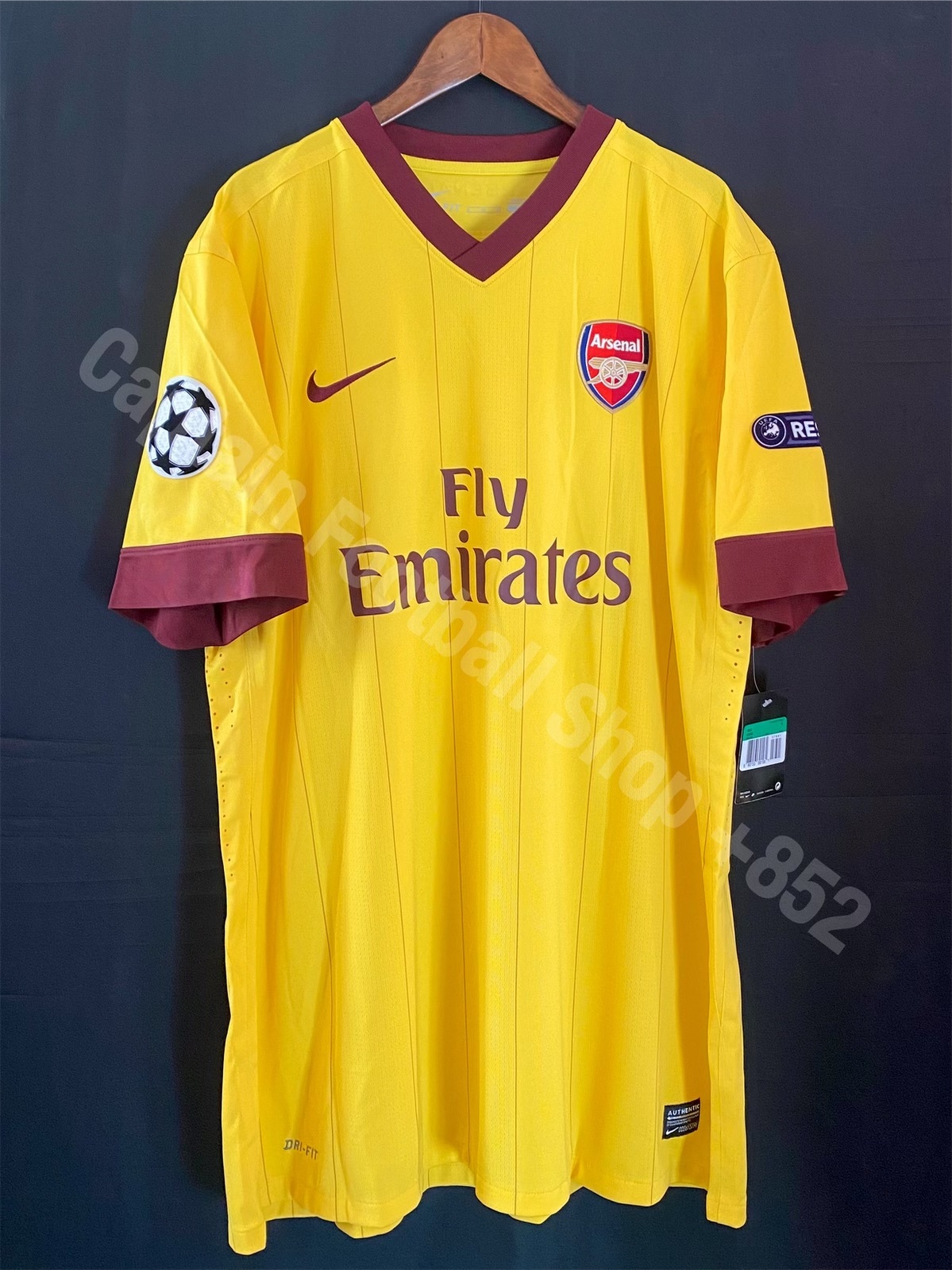 (更衣室版) 阿仙奴 2012-2013 Nike 作客更衣室球員版球衣 #8 NARSI