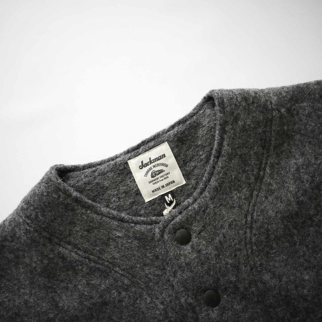 Jackman - Wool Watch Shirt / Heather Gray