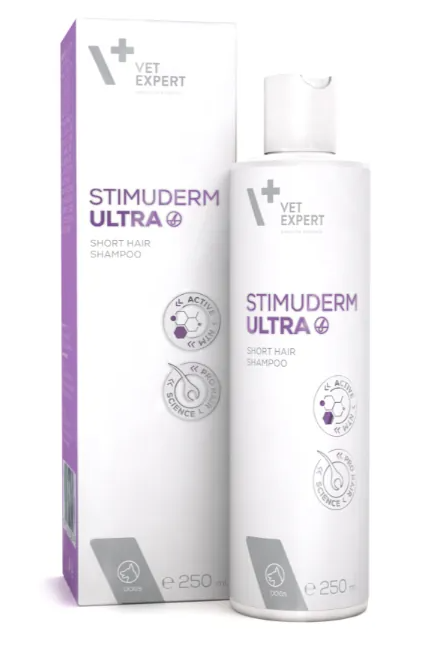 VET EXPERT Stimuderm Ultra Shampoo Short Hair Dog 250ml (7 bottles)