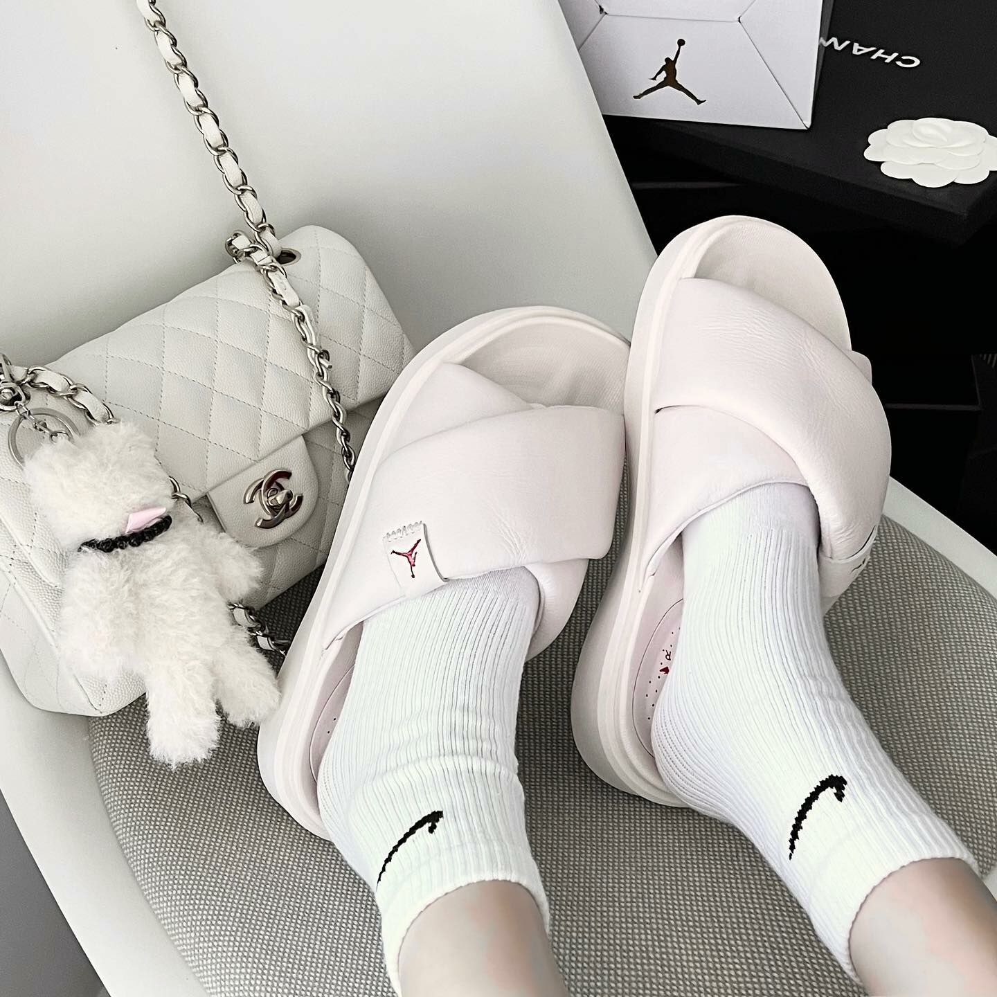 Nike Air Jordan Sophia 草莓棉花糖  拖鞋 厚底拖鞋 增高 DO8863-660