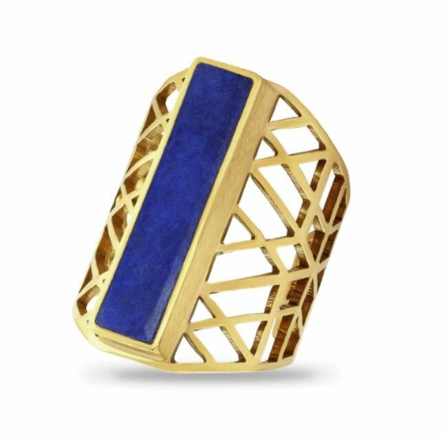 伊斯蘭金工｜jali kiss 青金石戒指 ｜阿富汗