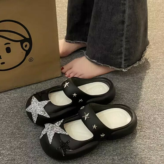 厚底洞洞鞋女涼拖鞋