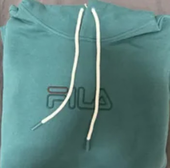 [S] FILA UNI F BOX VARIANT GRAPHIC HOODIE,DARK GREEN, FS2POE3109X-DGN (SFL379)