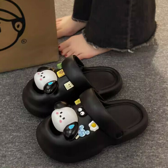 醜萌洞洞鞋女涼拖鞋