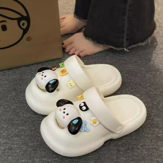 醜萌洞洞鞋女涼拖鞋