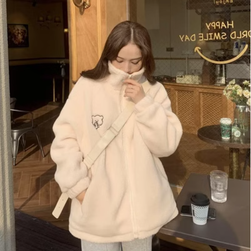 fleece thickened jacket
