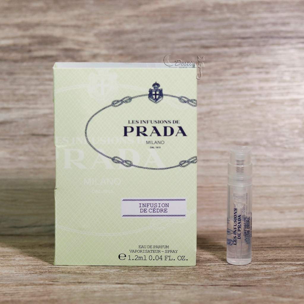 Prada 精粹系列Infusions鳶尾雪松Iris Cèdre 男性淡香精1.2mL 可噴式試管香