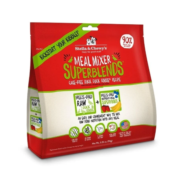 Stella's & Chewy's Cage-Free Duck Duck Goose Superblends．3.25oz/16oz